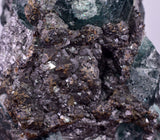 8.8cms FLUORITE  CHALCOPYRITE  BOULANGERITE NEEDLES QUARTZ MILPO PERU KB175