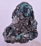 8.8cms FLUORITE  CHALCOPYRITE  BOULANGERITE NEEDLES QUARTZ MILPO PERU KB175