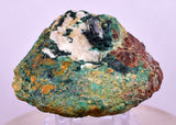 5.5cms GEM ATACAMITE CALCITE MALACHITE CRYSTAL LILY MINE PERU  AB304