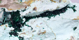 5.2cms GEM ATACAMITE CALCITE MALACHITE CRYSTAL LILY MINE PERU  AB305