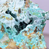 5.2cms GEM ATACAMITE CALCITE MALACHITE CRYSTAL LILY MINE PERU  AB305