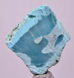 12.3grs GEM SILICA CHRYSOCOLLA CHALCEDONY SCENIC ROUGH SLAB NEW FIND PERU SB224