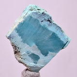 12.3grs GEM SILICA CHRYSOCOLLA CHALCEDONY SCENIC ROUGH SLAB NEW FIND PERU SB224
