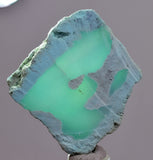 12.3grs GEM SILICA CHRYSOCOLLA CHALCEDONY SCENIC ROUGH SLAB NEW FIND PERU SB224
