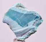 11.3grs GEM SILICA CHRYSOCOLLA CHALCEDONY SCENIC ROUGH SLAB NEW FIND PERU SB225