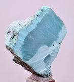 11.3grs GEM SILICA CHRYSOCOLLA CHALCEDONY SCENIC ROUGH SLAB NEW FIND PERU SB225