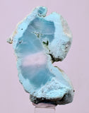 20grs GEM SILICA CHRYSOCOLLA CHALCEDONY SCENIC ROUGH SLAB NEW FIND PERU SB226