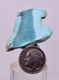7grs GEM SILICA CHRYSOCOLLA CHALCEDONY SCENIC ROUGH SLAB NEW FIND PERU SB227