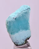 3.4grs GEM SILICA CHRYSOCOLLA CHALCEDONY SCENIC ROUGH SLAB NEW FIND PERU SB228