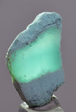 3.4grs GEM SILICA CHRYSOCOLLA CHALCEDONY SCENIC ROUGH SLAB NEW FIND PERU SB228