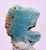 5.9grs GEM SILICA CHRYSOCOLLA CHALCEDONY SCENIC ROUGH SLAB NEW FIND PERU SB229