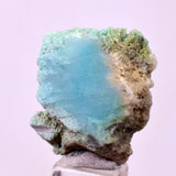 5.9grs GEM SILICA CHRYSOCOLLA CHALCEDONY SCENIC ROUGH SLAB NEW FIND PERU SB229
