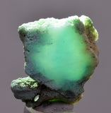 5.9grs GEM SILICA CHRYSOCOLLA CHALCEDONY SCENIC ROUGH SLAB NEW FIND PERU SB229
