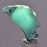 4.5grs GEM SILICA CHRYSOCOLLA CHALCEDONY SCENIC ROUGH SLAB NEW FIND PERU SB230