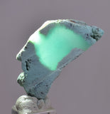4.5grs GEM SILICA CHRYSOCOLLA CHALCEDONY SCENIC ROUGH SLAB NEW FIND PERU SB230
