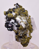 9.1cms APATITE QUARTZ PYRITE DICKITE SPHALERITE PERU HUANZALA AB306
