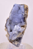 8.6cms BLUE CHALCEDONY PERU Crystal Quartz  Translucent Mineral Sample  Collector QB155