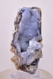 8.6cms BLUE CHALCEDONY PERU Crystal Quartz  Translucent Mineral Sample  Collector QB155