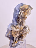 8.6cms BLUE CHALCEDONY PERU Crystal Quartz  Translucent Mineral Sample  Collector QB155