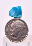 2.5carats GEM SILICA CHRYSOCOLLA CHALCEDONY PERU FREE FORM QUARTZ BB474