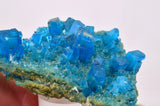 6.8cms NATURAL CHALCANTHITE Peru Copper Botryoidal Crystals Druzy Translucent Electric Blue Shiny Mineral FB105