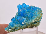 6.8cms NATURAL CHALCANTHITE Peru Copper Botryoidal Crystals Druzy Translucent Electric Blue Shiny Mineral FB105