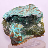 10cms DRUZY CHRYSOCOLLA PERU COPPER 2000 DISCOVERY MINERAL DB191