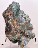 21cms DRUZY CHRYSOCOLLA PERU COPPER 2000 DISCOVERY MINERAL DB192