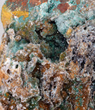 21cms DRUZY CHRYSOCOLLA PERU COPPER 2000 DISCOVERY MINERAL DB192