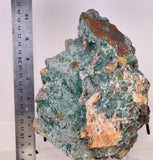 21cms DRUZY CHRYSOCOLLA PERU COPPER 2000 DISCOVERY MINERAL DB192