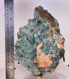 21cms DRUZY CHRYSOCOLLA PERU COPPER 2000 DISCOVERY MINERAL DB192