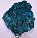 11.7cm GEM BLUE MALACHITE PSEUDOMORPH CHRYSOCOLLA PERU ROSETTE  CRYSTAL UB378