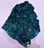 11.7cm GEM BLUE MALACHITE PSEUDOMORPH CHRYSOCOLLA PERU ROSETTE  CRYSTAL UB378