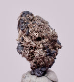 0.8cms NATIVE SILVER WIRE PERU UCHUCCHACUA MINE MINERAL SPECIMEN HB335