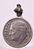 0.8cms NATIVE SILVER WIRE PERU UCHUCCHACUA MINE MINERAL SPECIMEN HB336