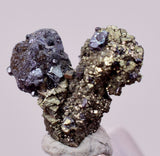 0.9cms PROUSTITE CRYSTALS PERU UCHUCCHACUA MINE MINERAL SPECIMEN HB337