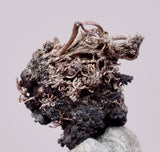 0.6cms NATIVE SILVER WIRE PERU UCHUCCHACUA MINE MINERAL SPECIMEN HB338