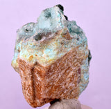 5.1cms DRUZY CHRYSOCOLLA QUARTZ MALACHITE LILY MINE PERU COPPER DB200
