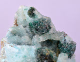 5.1cms DRUZY CHRYSOCOLLA QUARTZ MALACHITE LILY MINE PERU COPPER DB200