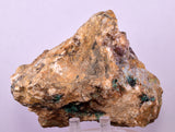 10.6cms GEM ATACAMITE MALACHITE QUARTZ INSIDE SELENITE CRYSTAL LILY MINE PERU TB307