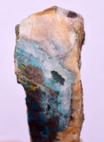 5cms DRUZY CHRYSOCOLLA QUARTZ PERU COPPER LILY MINE MINERAL DB202