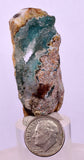 5cms DRUZY CHRYSOCOLLA QUARTZ PERU COPPER LILY MINE MINERAL DB202