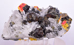 10.9cms REALGAR CRYSTAL ORPIMENT TRANSLUCENT PERU MINERAL SPECIMEN QW1