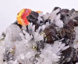 10.9cms REALGAR CRYSTAL ORPIMENT TRANSLUCENT PERU MINERAL SPECIMEN QW1