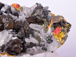 10.9cms REALGAR CRYSTAL ORPIMENT TRANSLUCENT PERU MINERAL SPECIMEN QW1