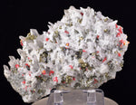 10.7cms REALGAR CRYSTAL ORPIMENT TRANSLUCENT PERU MINERAL SPECIMEN QW2