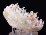 10.7cms REALGAR CRYSTAL ORPIMENT TRANSLUCENT PERU MINERAL SPECIMEN QW2
