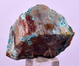 3.2cms DRUZY CHRYSOCOLLA QUARTZ CRYSTAL PERU COPPER LILY MINE DB205