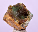 3.1cms DRUZY CHRYSOCOLLA QUARTZ CRYSTAL PERU COPPER LILY MINE DB206