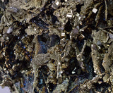 17cms MARCASITE BLADED PYRITE QUARTZ  ARSENOPYRYTE  BORNITE PERU CRYSTALS MB207